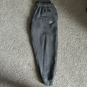 Grey Nike joggers